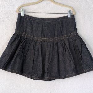 Diva‎ Trend Women's Linen Blend Italian Mini Skirt Size M